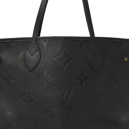 Louis Vuitton Empreinte Monogram Giant Neverfull MM Black 8 of 10