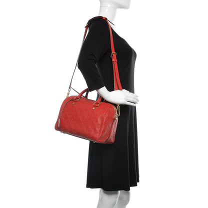 Louis Vuitton Empreinte Speedy Bandouliere 25 Cherry 2 of 13