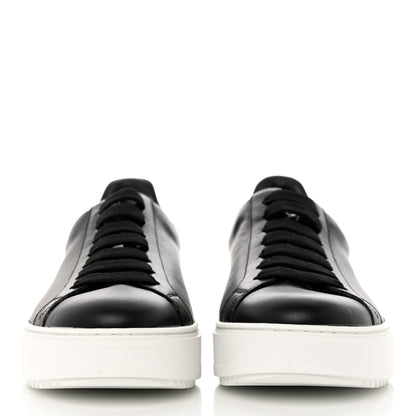 Louis Vuitton Calfskin Time Out Sneakers 41 Black 2 of 11