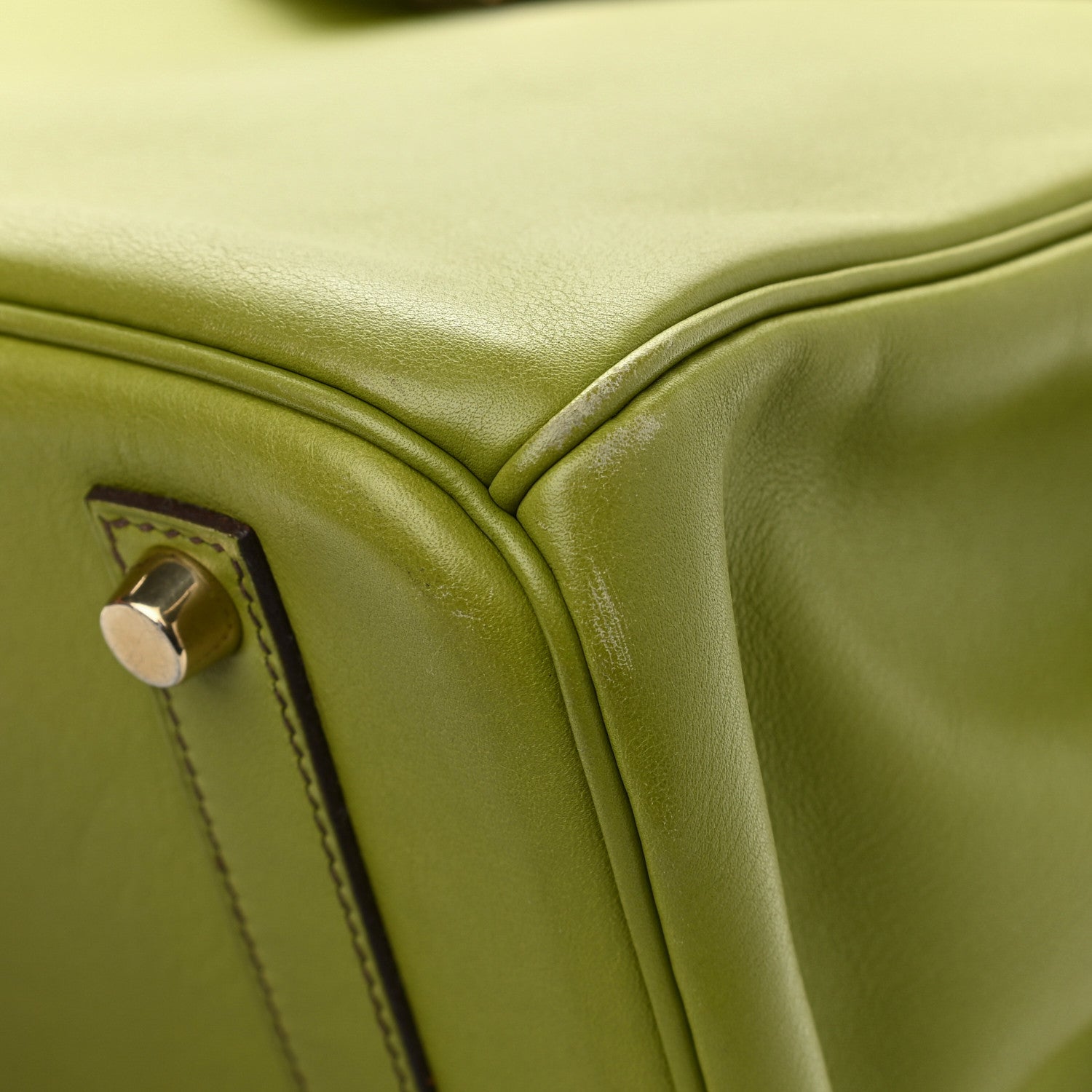 Hermes Swift Birkin 35 Vert Anis 13 of 19