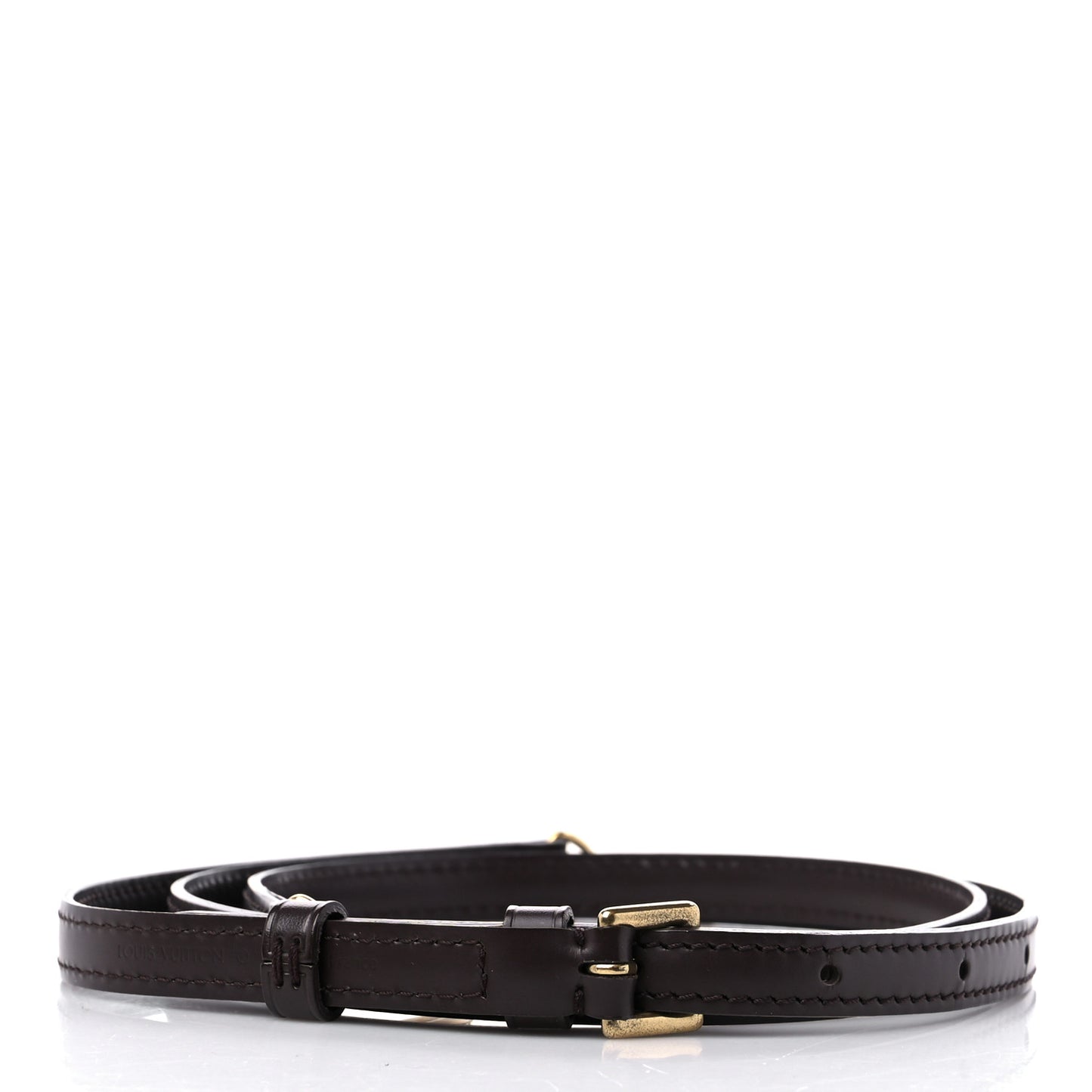 Calfskin 12mm Adjustable Shoulder Strap Brown