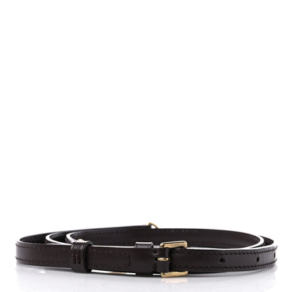 Louis Vuitton Calfskin 12mm Adjustable Shoulder Strap Brown 2 of 4