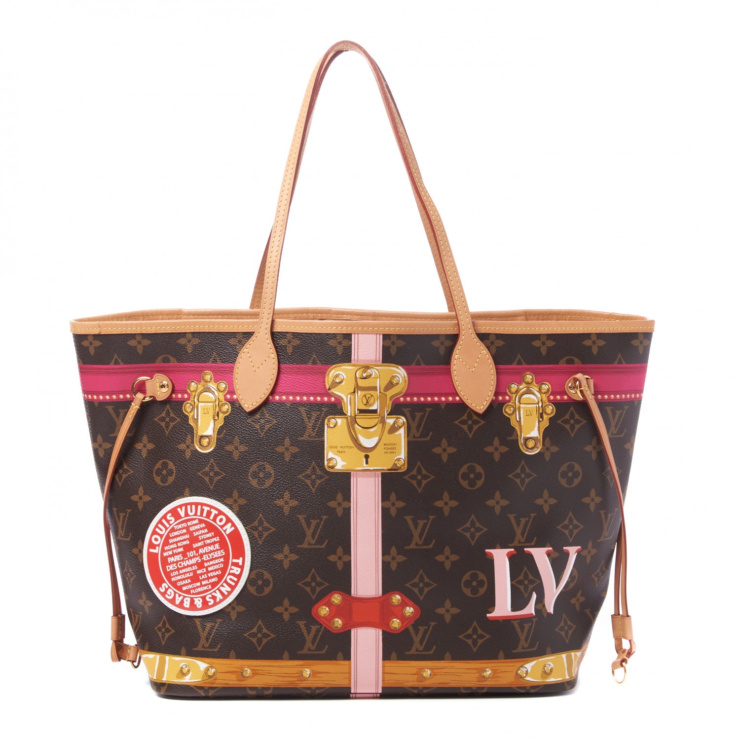 Louis Vuitton Monogram Summer Trunks Neo Neverfull MM 1 of 8