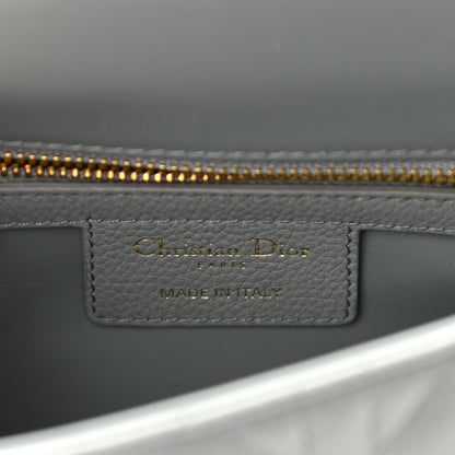 Christian Dior Calfskin Cannage Small Caro Bag Grey 6 of 12