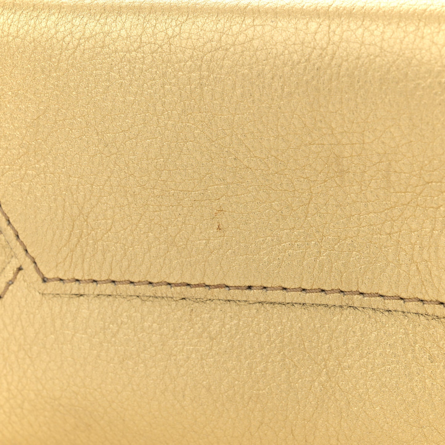 Metallic Calfskin Lockme Mini Backpack Gold