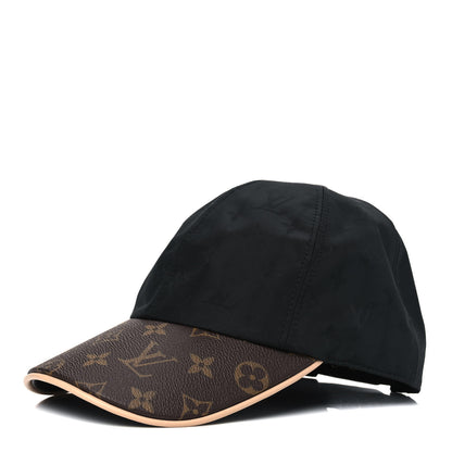 Louis Vuitton Polyester Silk Monogram LV Get Ready Cap M Black 1 of 4