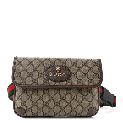 Gucci GG Supreme Monogram Neo Vintage Web Belt Bag Brown 1 of 11