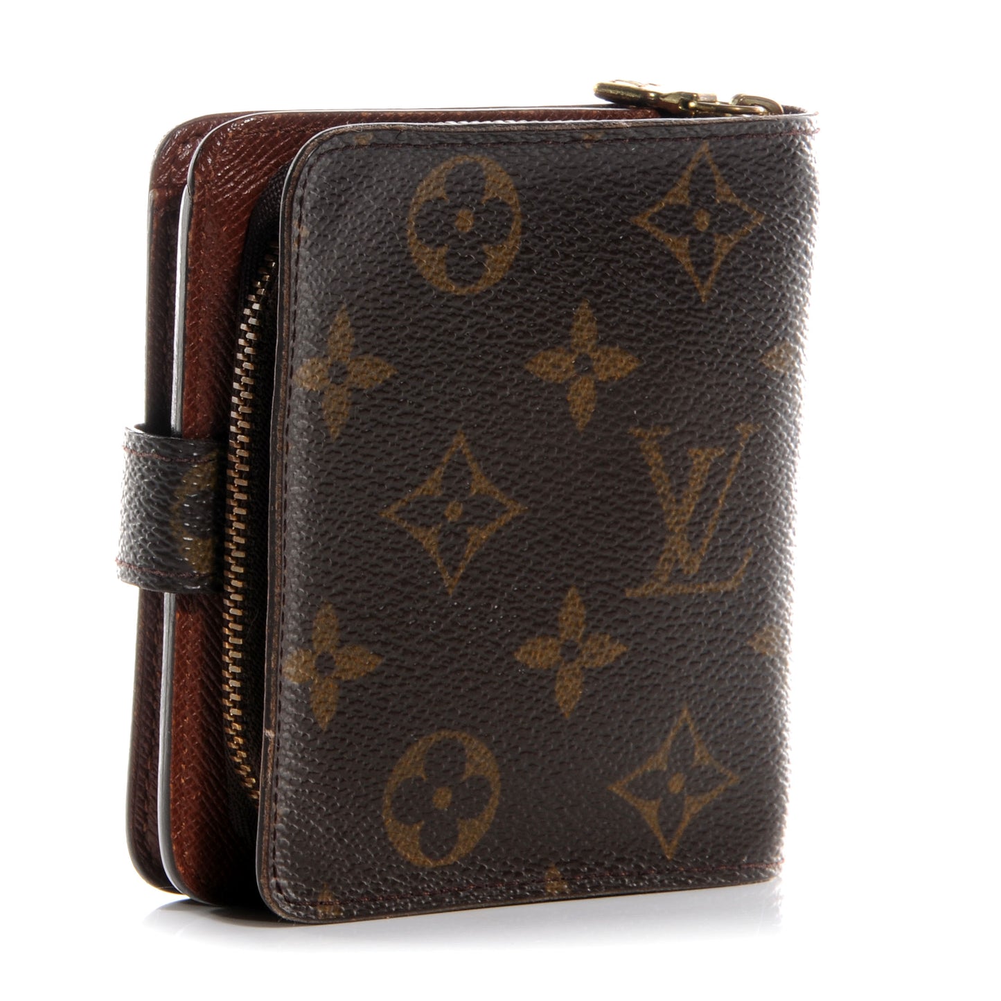 Monogram Compact Zippe Zipped Wallet