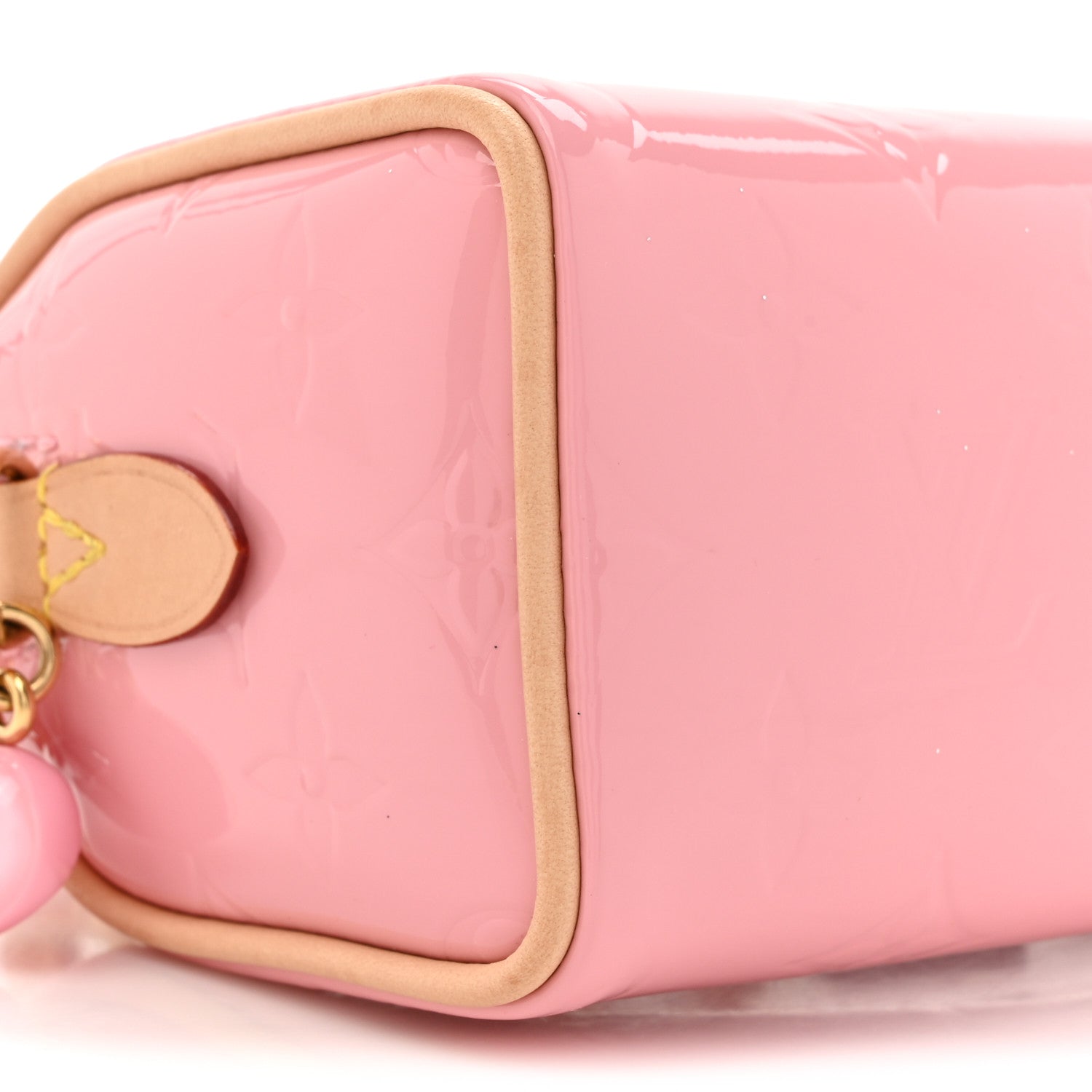 Louis Vuitton Vernis Monogram Nano Speedy Mochi Pink 9 of 16
