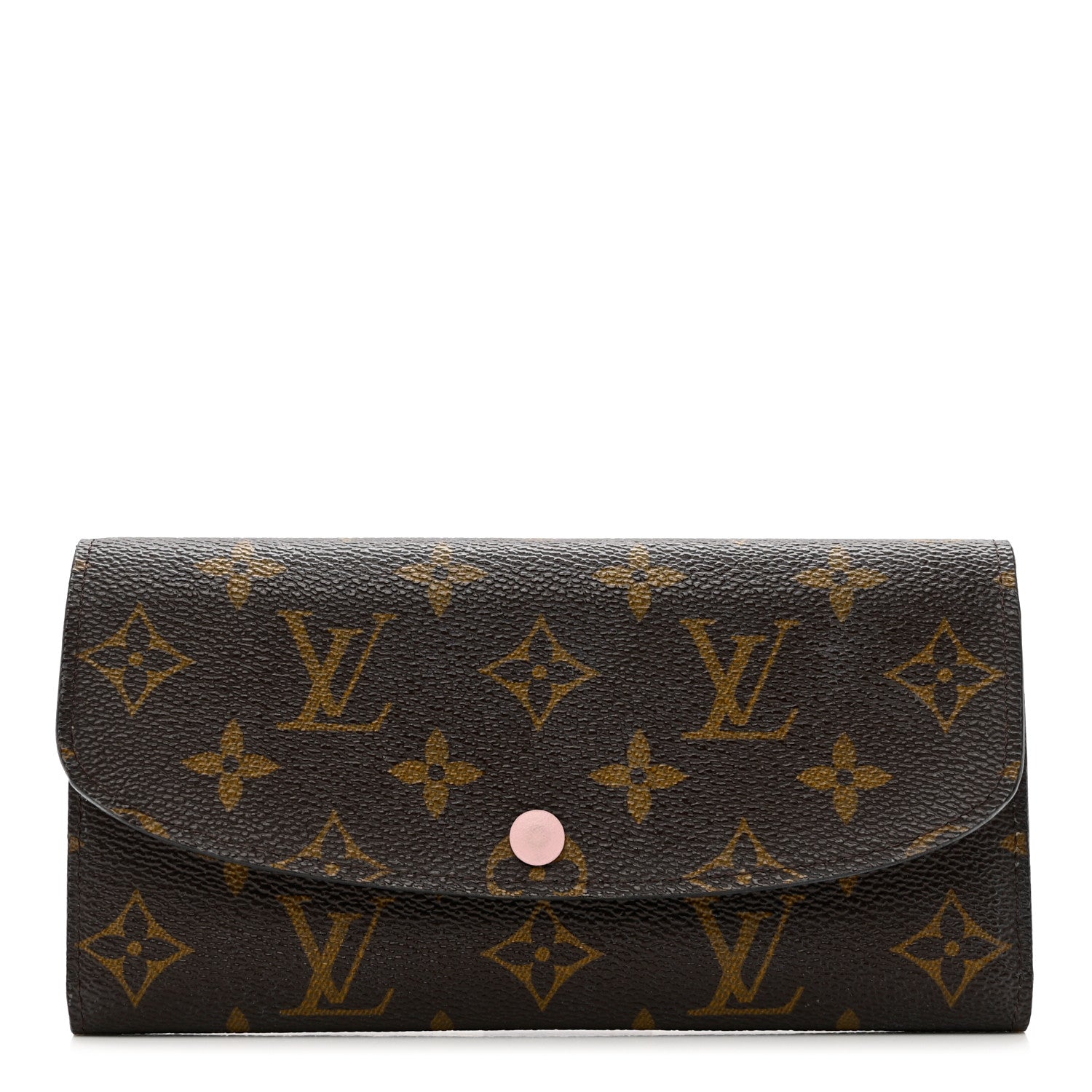 Louis Vuitton Monogram Emilie Wallet Rose Ballerine 1 of 6