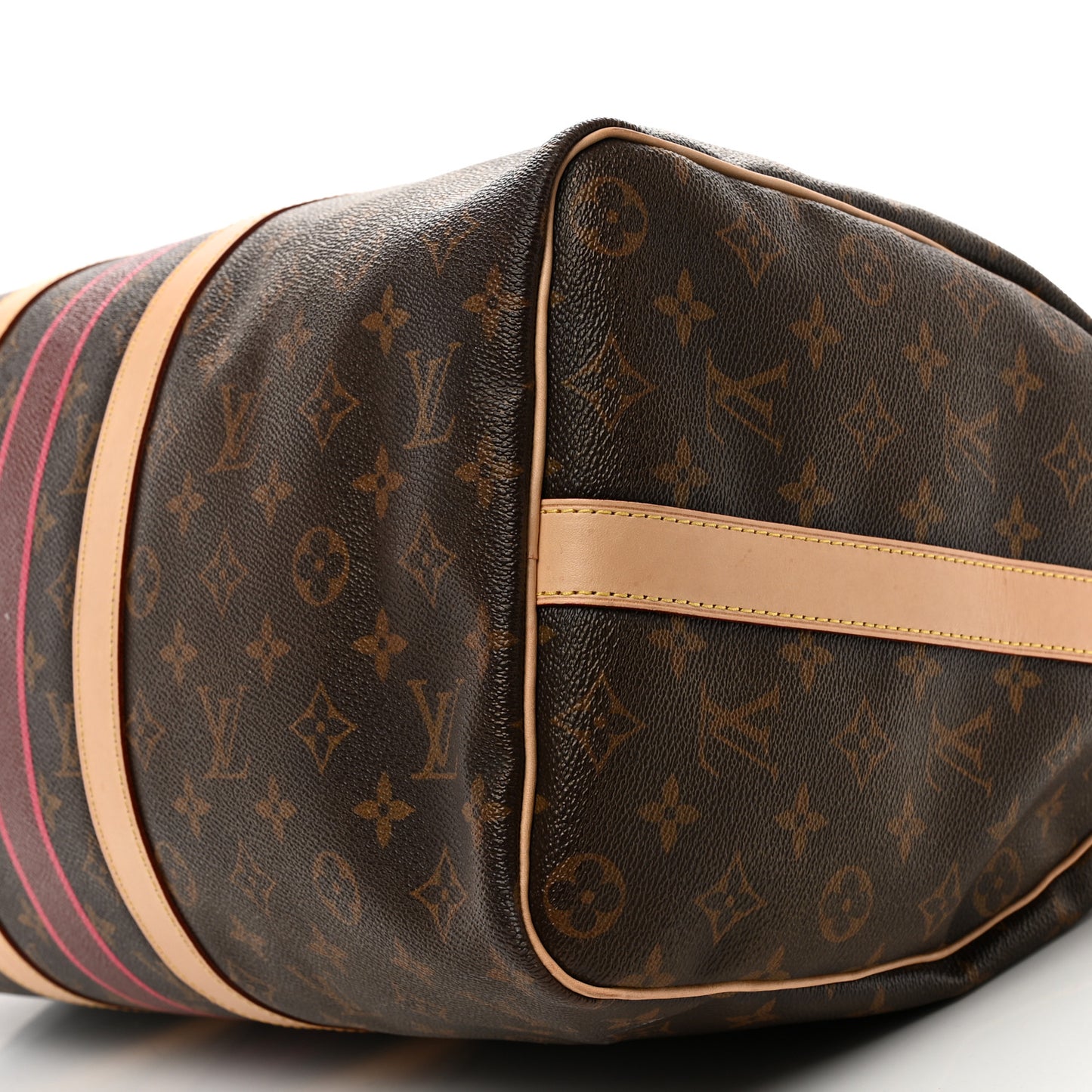 Monogram My LV Heritage Keepall Bandouliere 45 Fuchsia Rouge