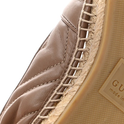 Gucci Nappa Matelasse GG Marmont Espadrilles 37.5 Porcelain Rose 14 of 14