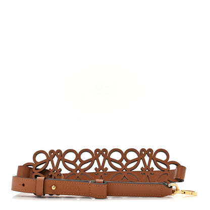 Loewe Calfskin Anagram Cutout Strap Tan 1 of 5