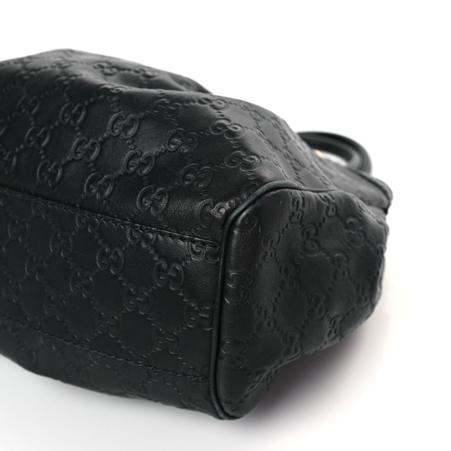 Gucci Guccissima Medium Sukey Tote Black 9 of 9