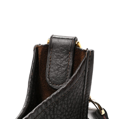 Hermes Taurillon Clemence Evelyne GM Chocolate 11 of 15