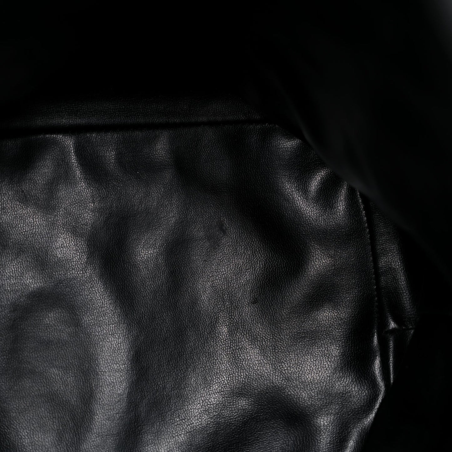 Caviar Quilted Drawstring Backpack Black
