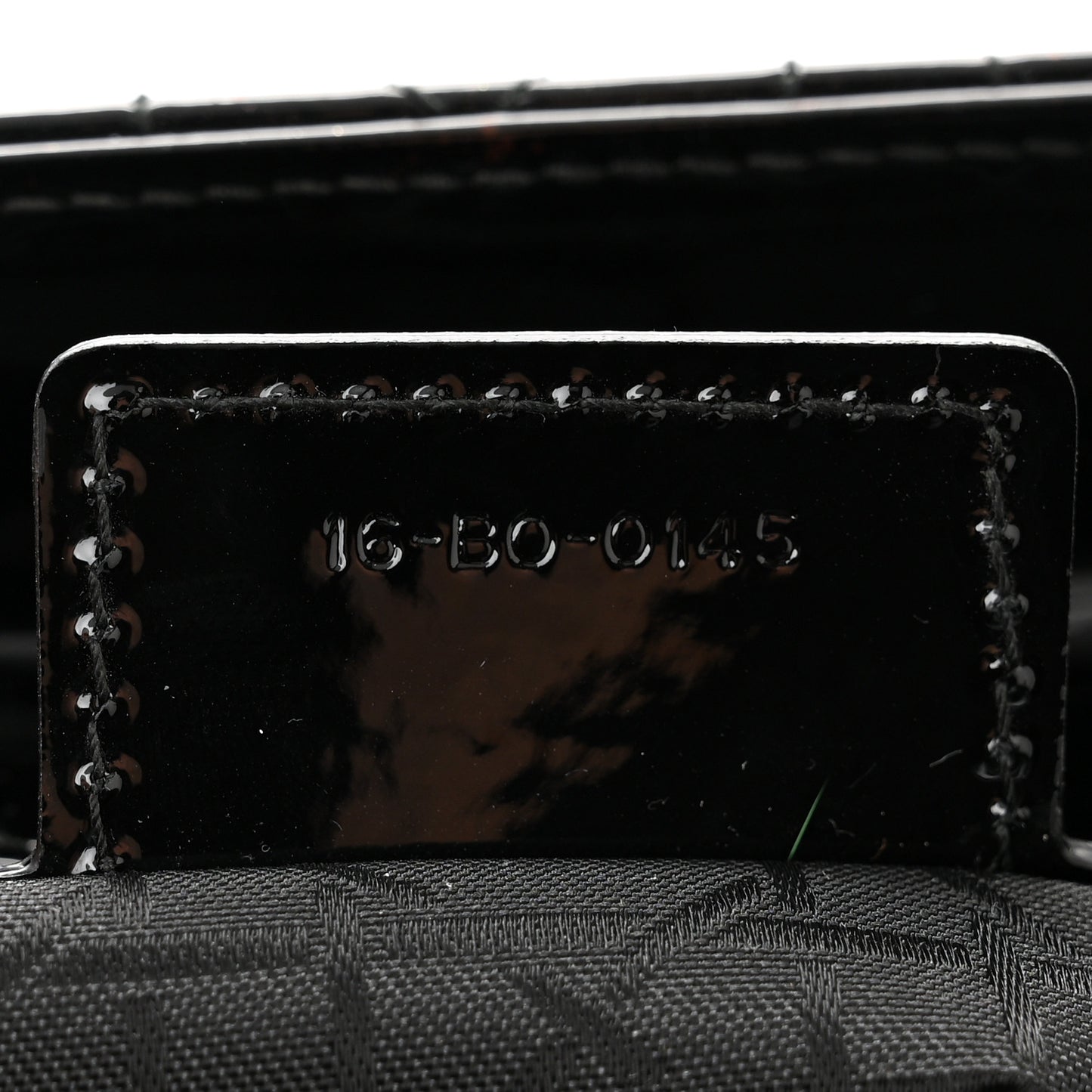 Patent Cannage Medium Lady Dior Black