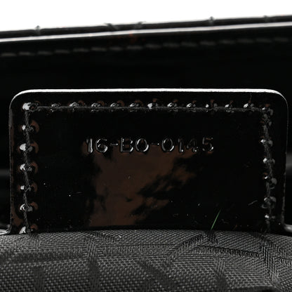 Christian Dior Patent Cannage Medium Lady Dior Black 8 of 10