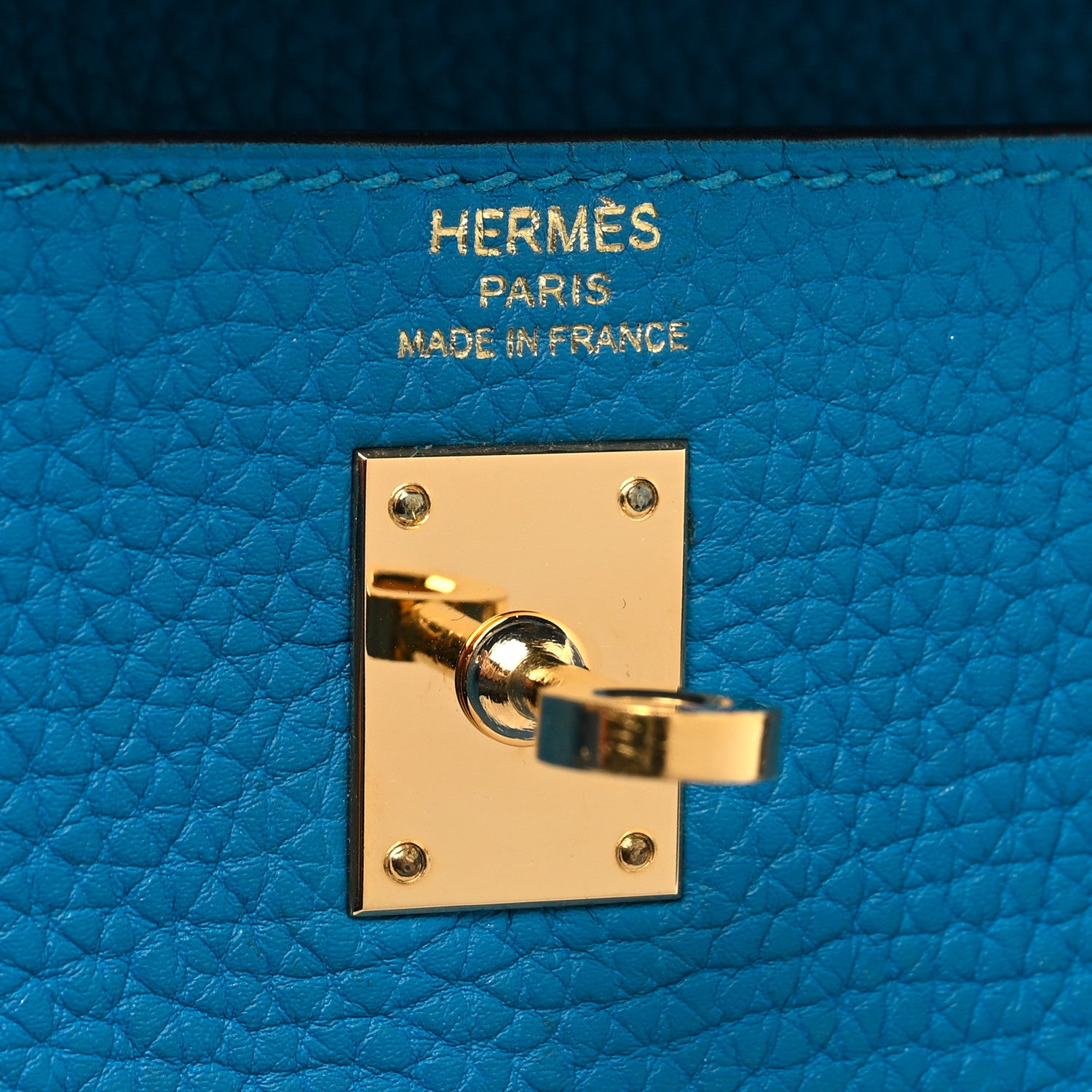 Hermes Togo Kelly Retourne 25 Bleu Zanzibar 6 of 10