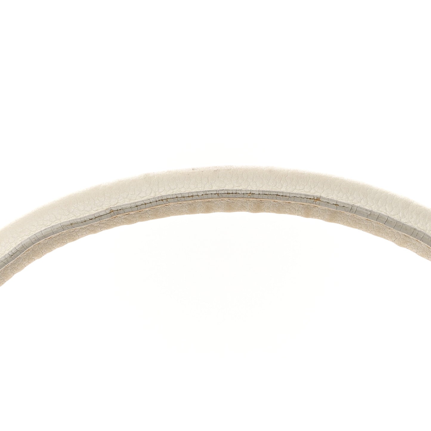 Caviar Quilted CC Timeless Bowler White