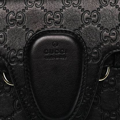 Gucci Guccissima Large Emily Chain Shoulder Bag Black 6 of 8
