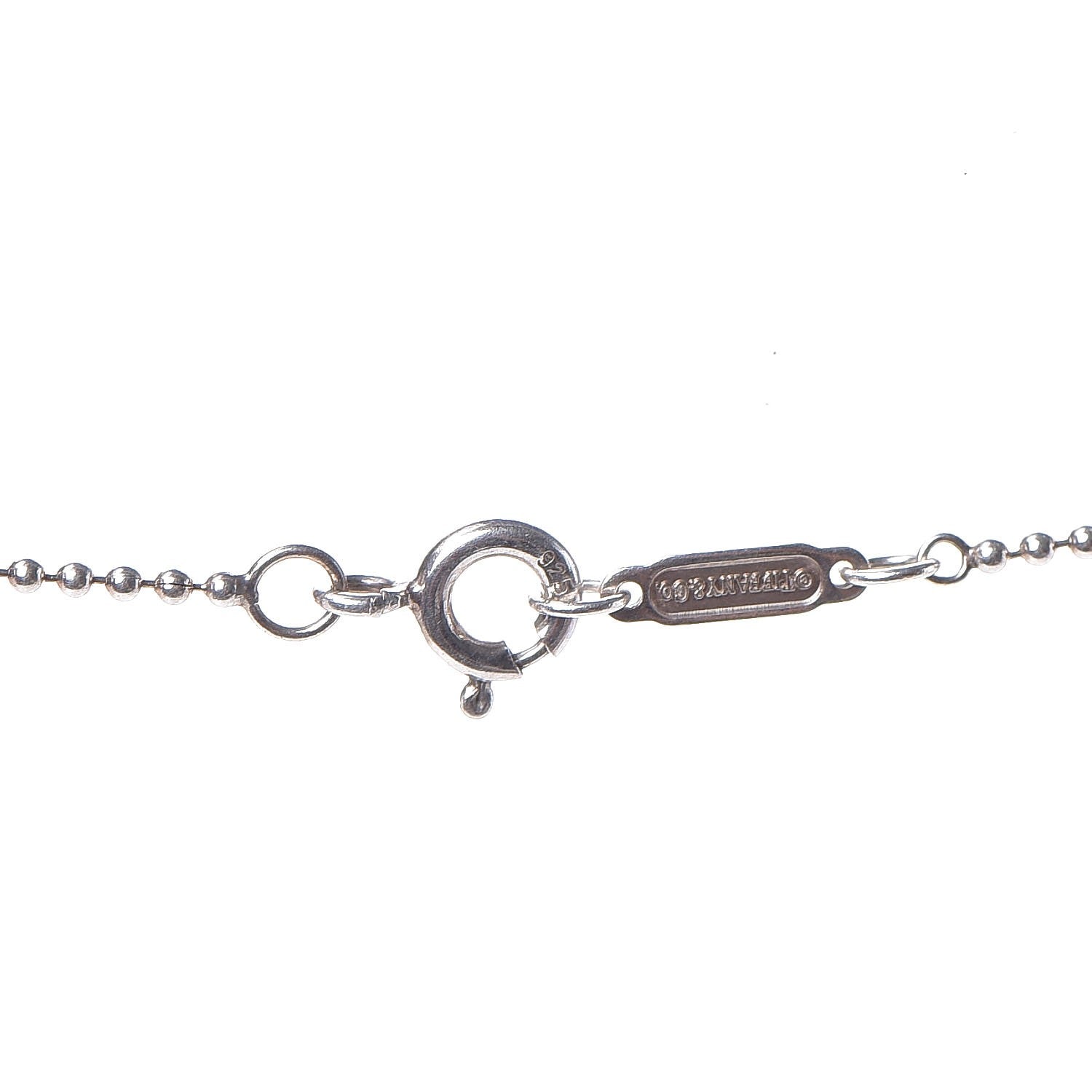 Tiffany Sterling Silver Return to Tiffany Heart Key Pendant Necklace 5 of 6