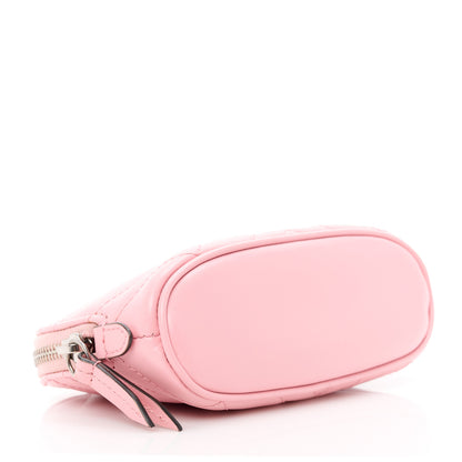 Gucci Calfskin Matelasse GG Marmont Pouch Cosmetic Case Wild Rose 4 of 11
