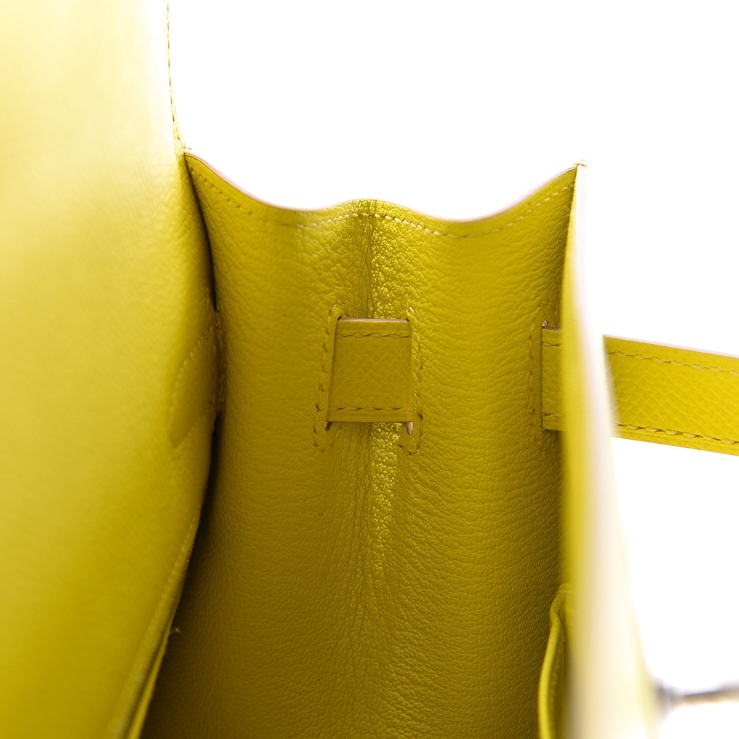 Hermes Epsom Kelly Sellier 32 Lime 18 of 39