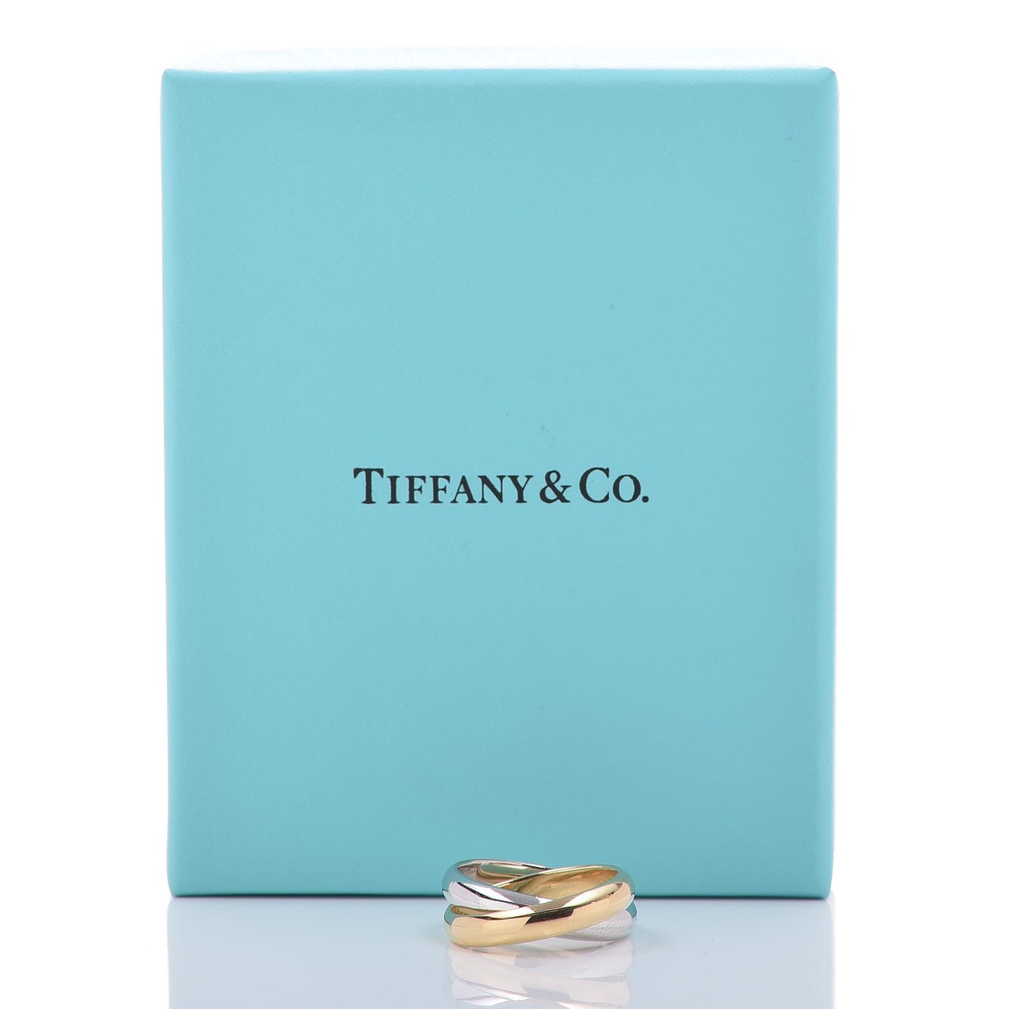 18K Yellow White Gold Paloma's Melody Ring 54 6.75