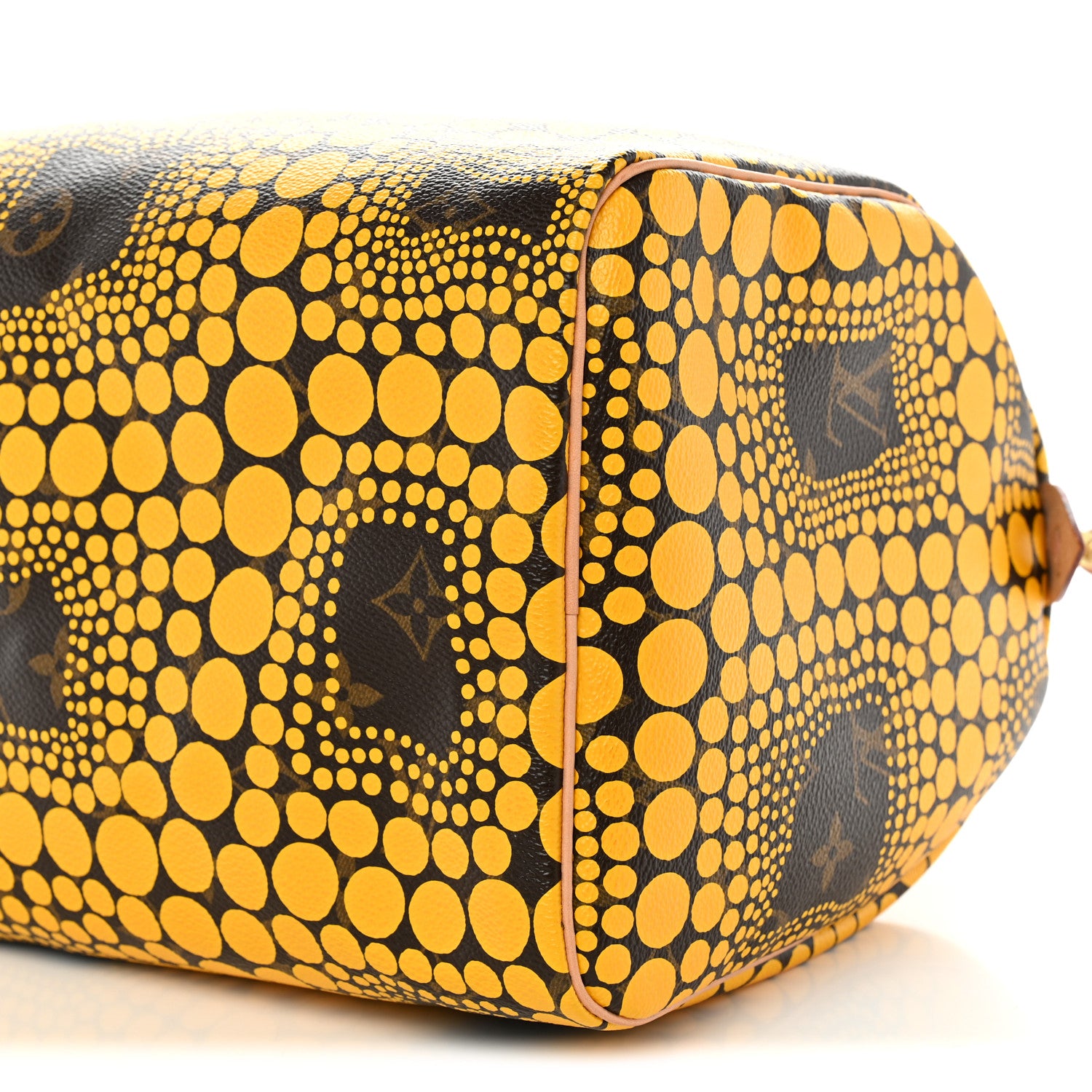 Louis Vuitton Monogram Kusama Town Speedy 30 Yellow 8 of 8