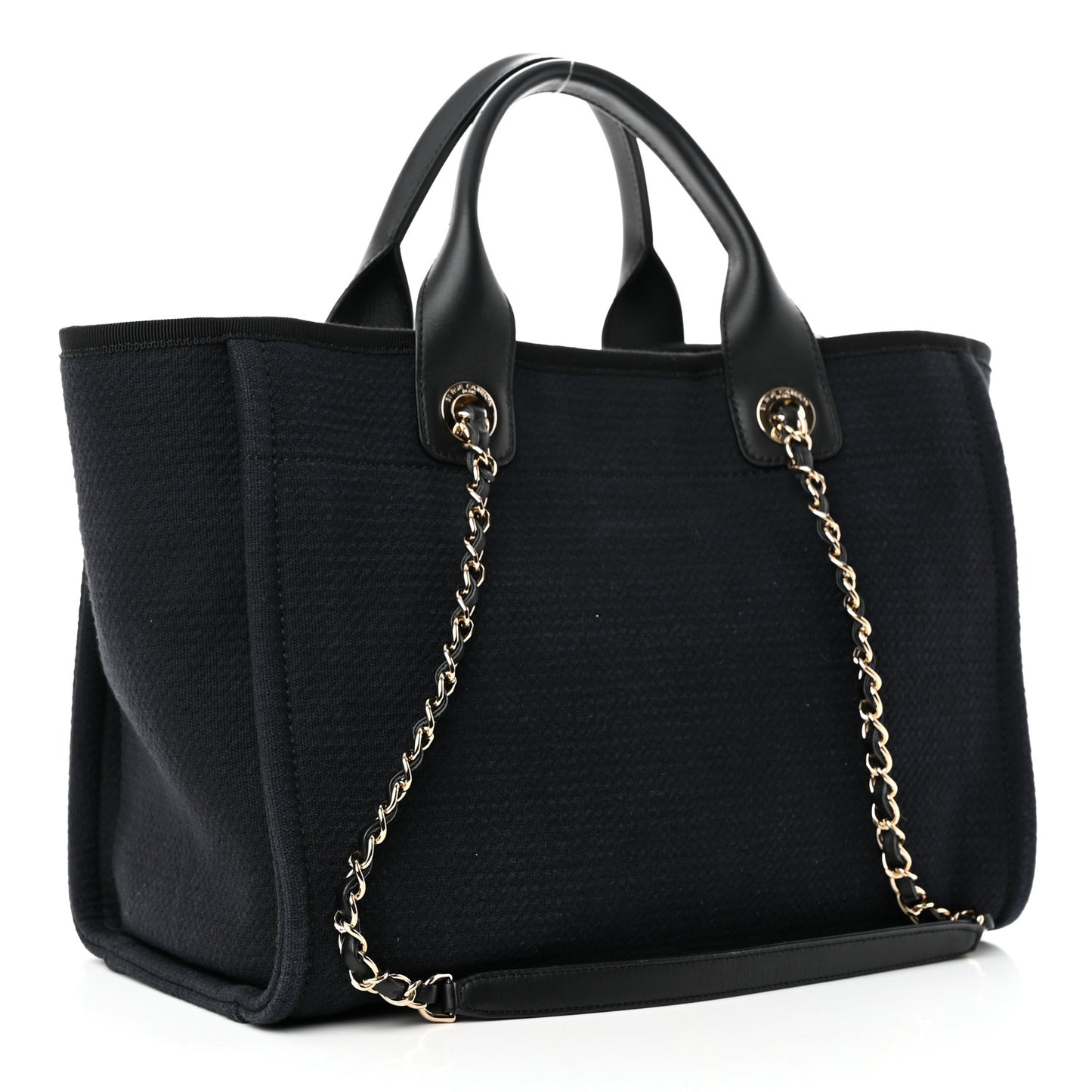 Mixed Fibers Small Deauville Tote Black