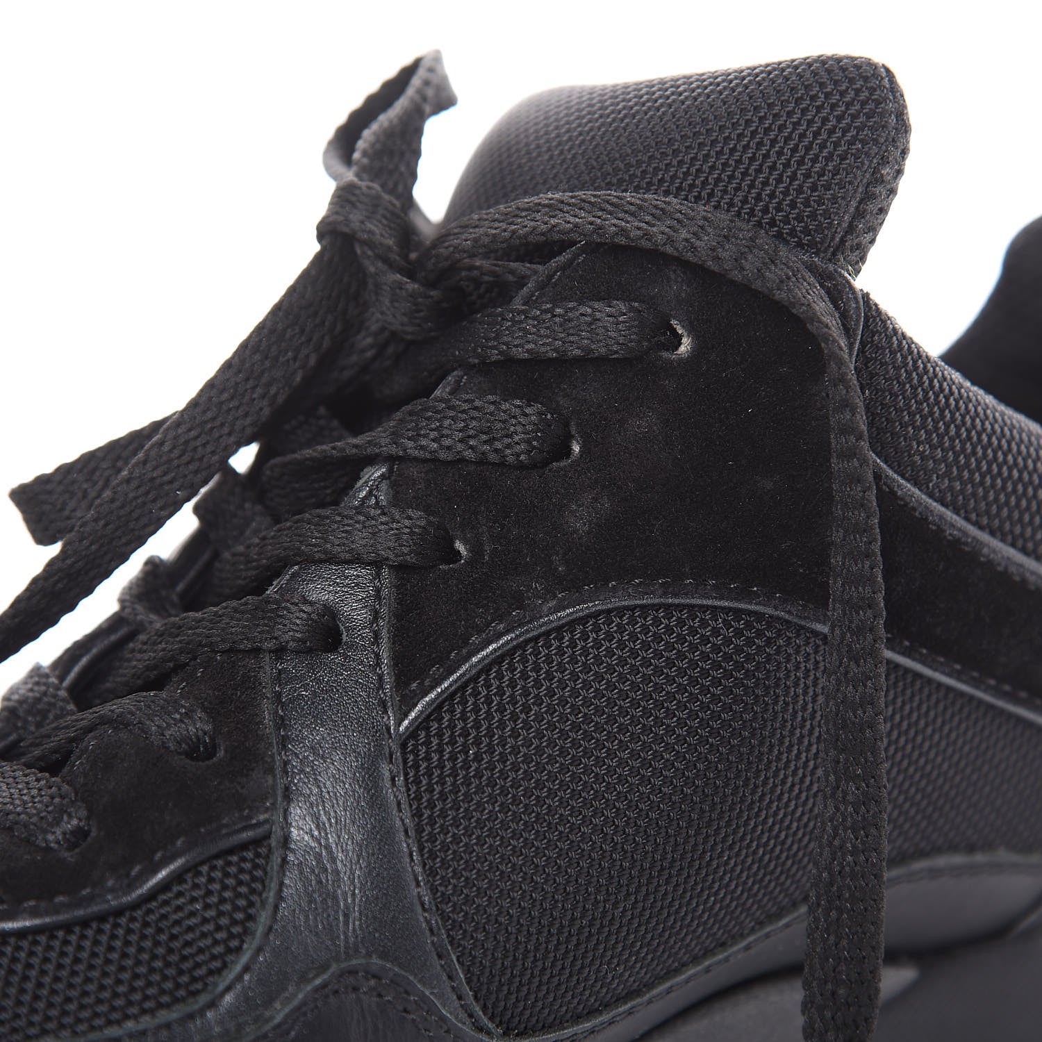 Chanel Toile Suede Calfskin CC Sneakers 39 Black 9 of 11