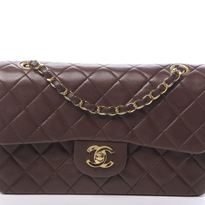 Chanel Lambskin Quilted Small Double Flap Brown 15 of 16