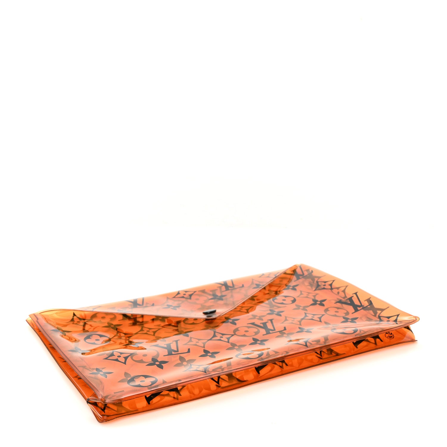 Louis Vuitton PVC Monogram Printed Envelope Pouch Orange 1785272