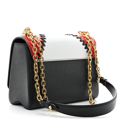 Louis Vuitton Epi Jungle Twist Shoulder Bag MM Black Coquelicot 4 of 10