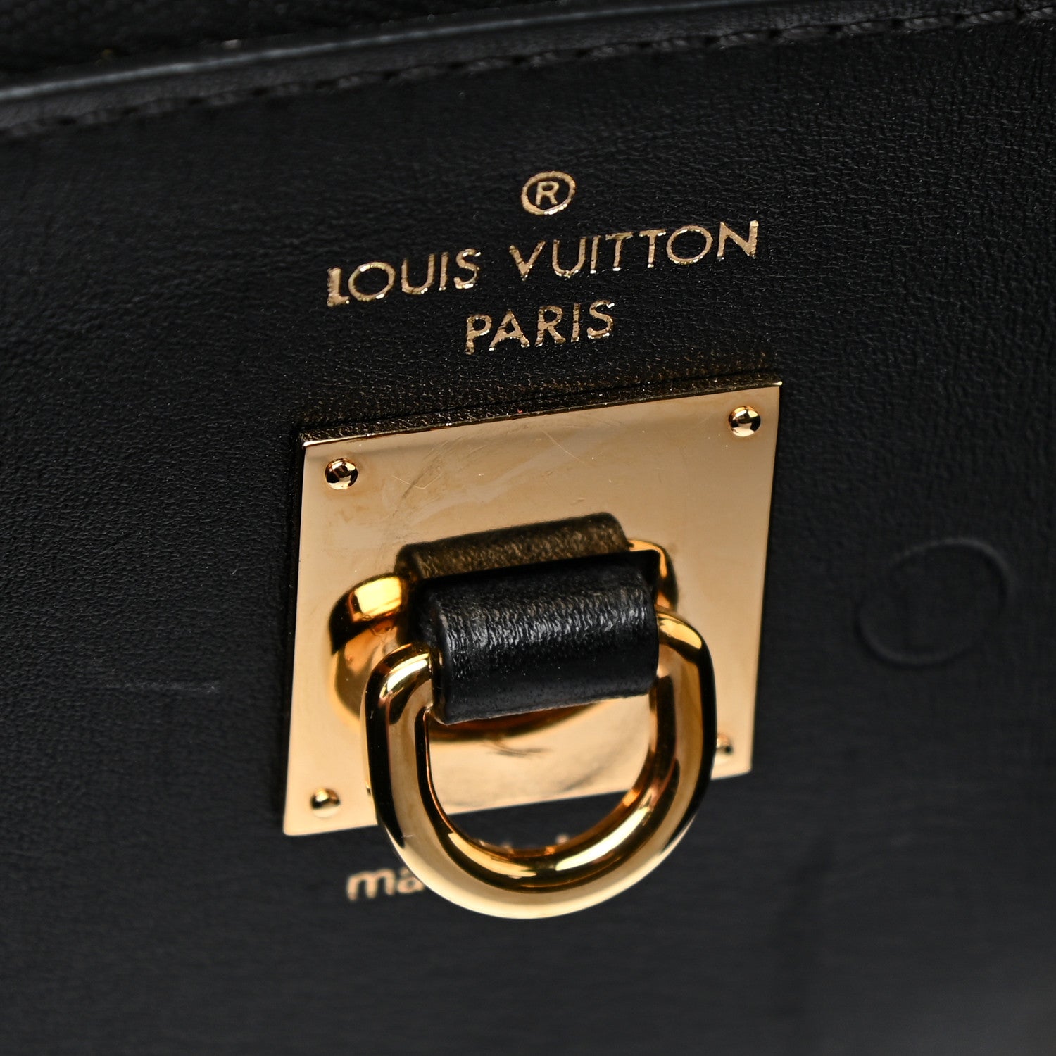 Louis Vuitton Calfskin City Steamer MM Black 6 of 13
