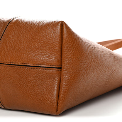 Chloe Grained Calfskin Medium Spin Tote Clay Brown 10 of 10