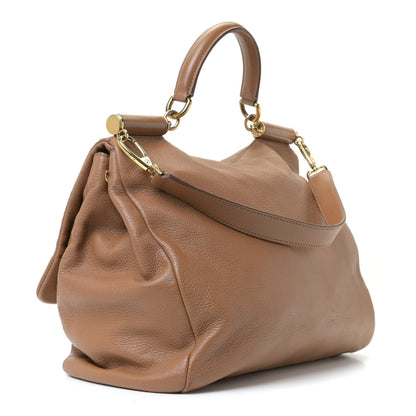 Dolce & Gabbana Grained Deerskin Large Miss Sicily Satchel 5 of 21