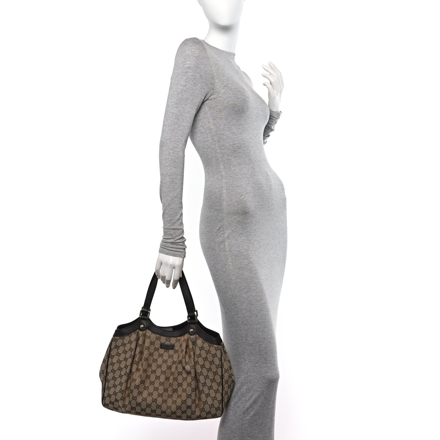 Monogram Shoulder Bag Dark Brown