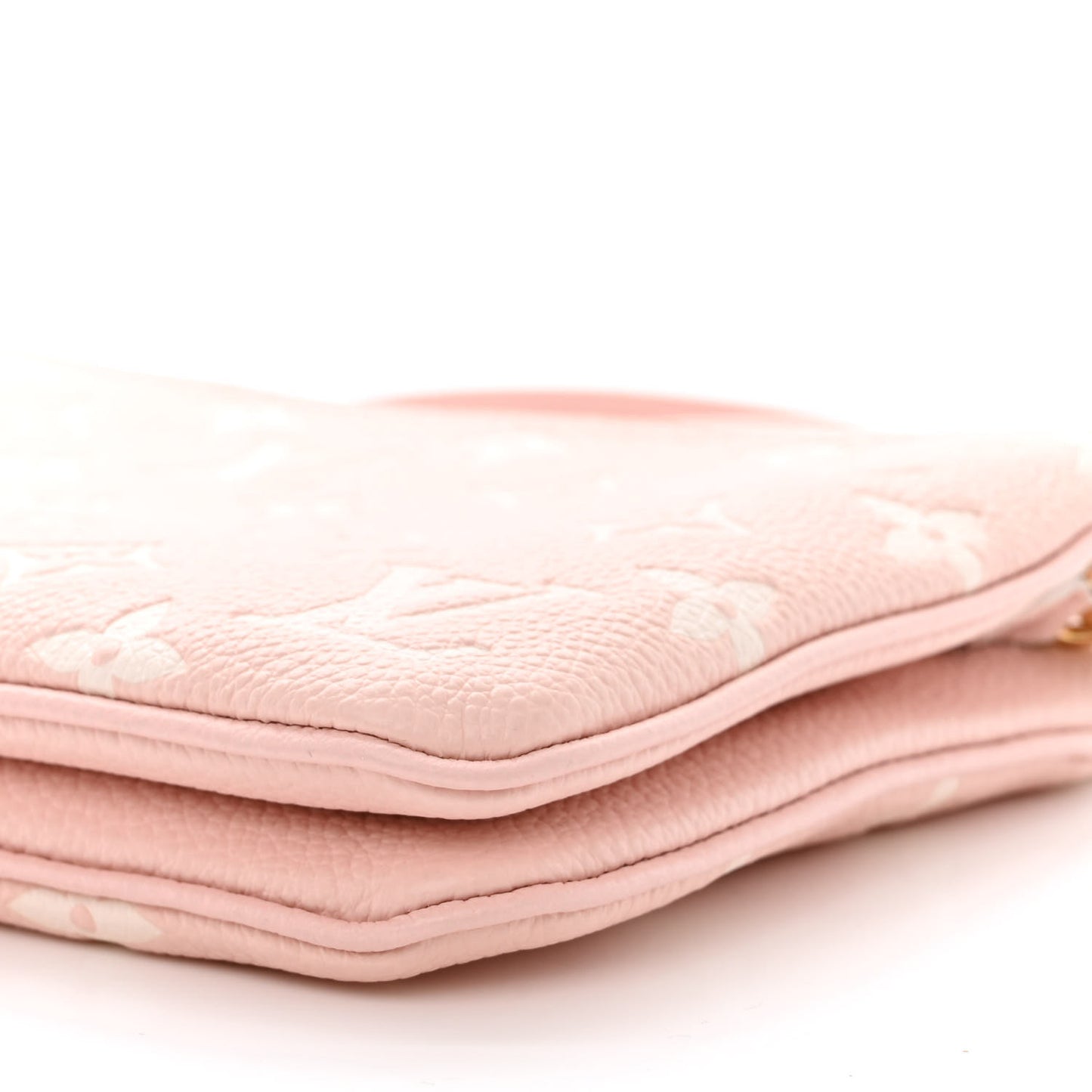 Empreinte Monogram Double Zip Pochette Rose