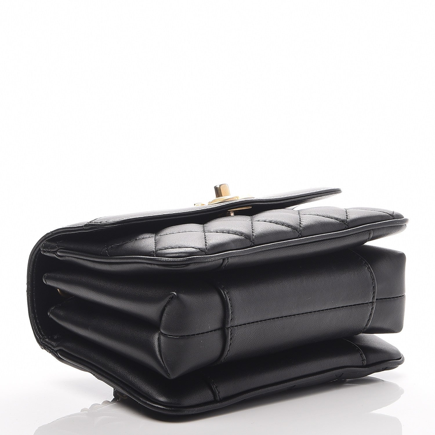 Chanel Lambskin Quilted Small Coco Vintage Flap Black 4 of 8