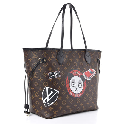 Louis Vuitton Monogram My World Tour Neverfull MM 3 of 7