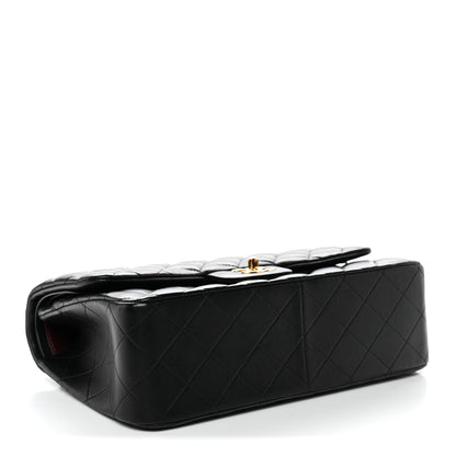 Chanel Lambskin Quilted Jumbo Double Flap Black 4 of 10