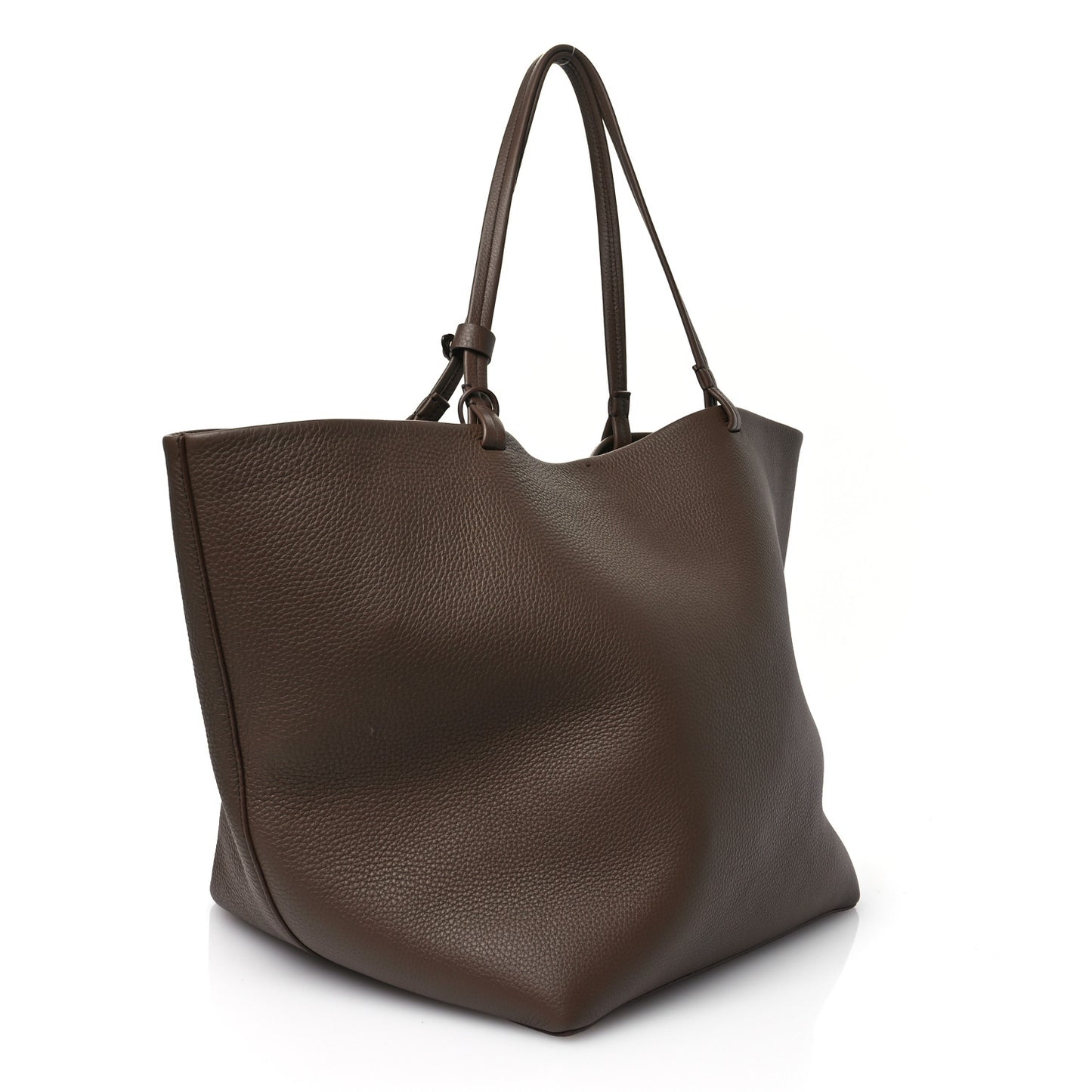 Grained Calfskin Park Tote XL Dark Taupe