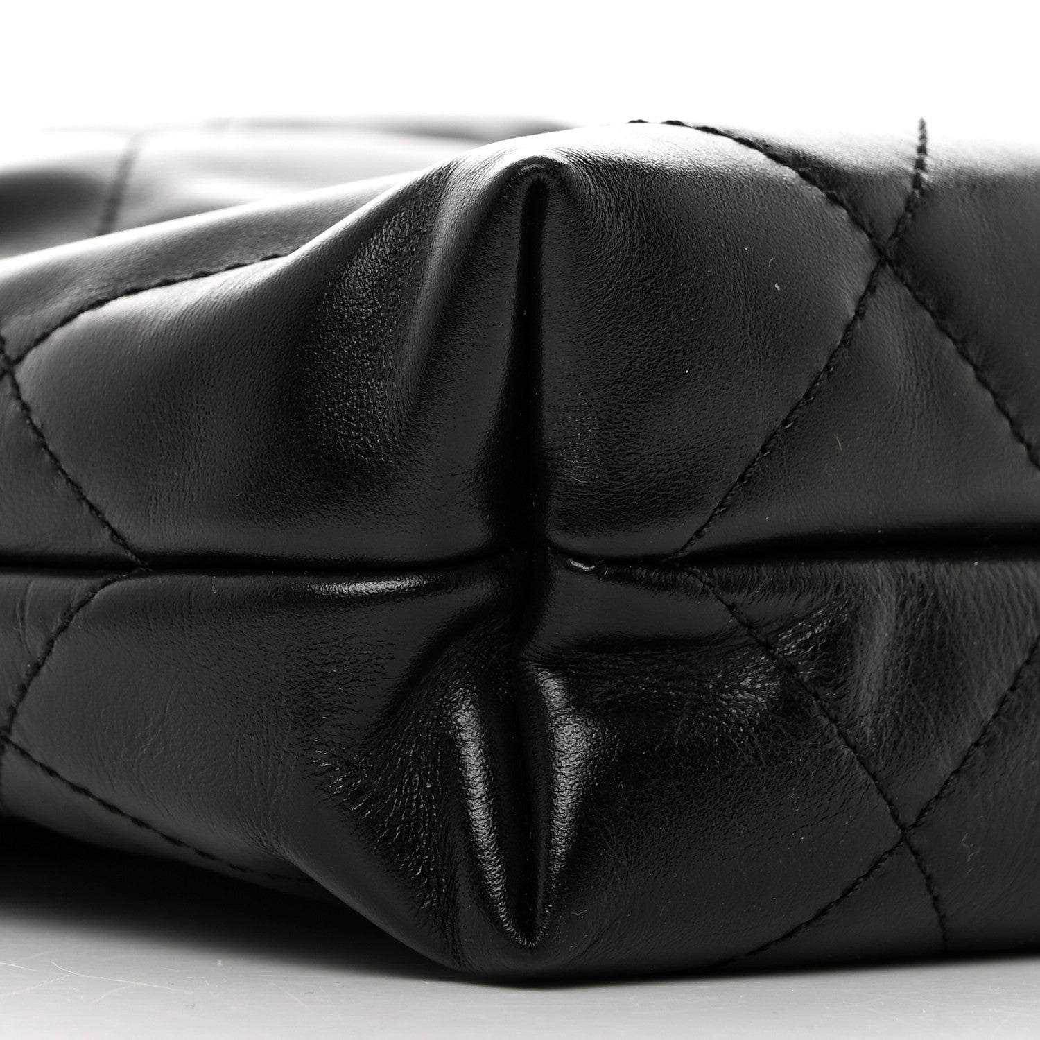 Chanel Shiny Calfskin Quilted Mini Chanel 22 Black 9 of 10