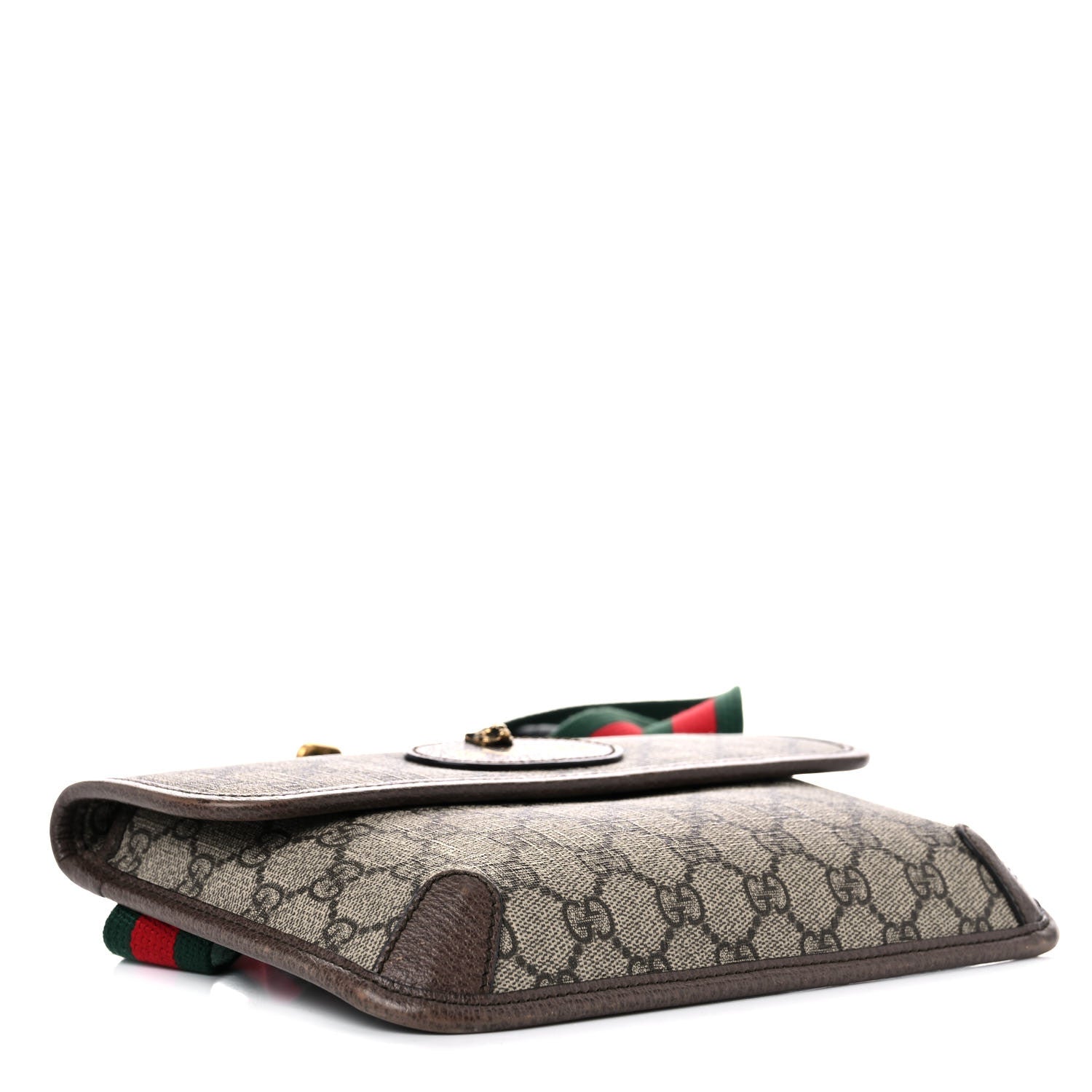 Gucci GG Supreme Monogram Neo Vintage Web Belt Bag Brown 4 of 19