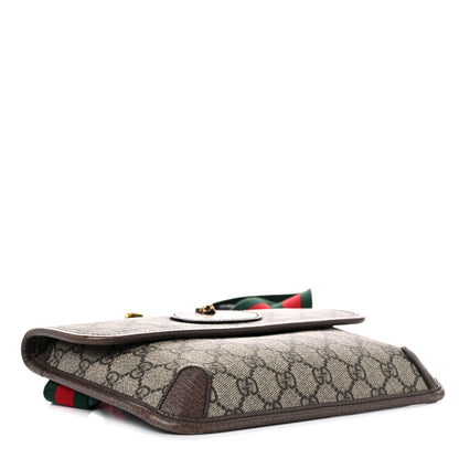 Gucci GG Supreme Monogram Neo Vintage Web Belt Bag Brown 4 of 19