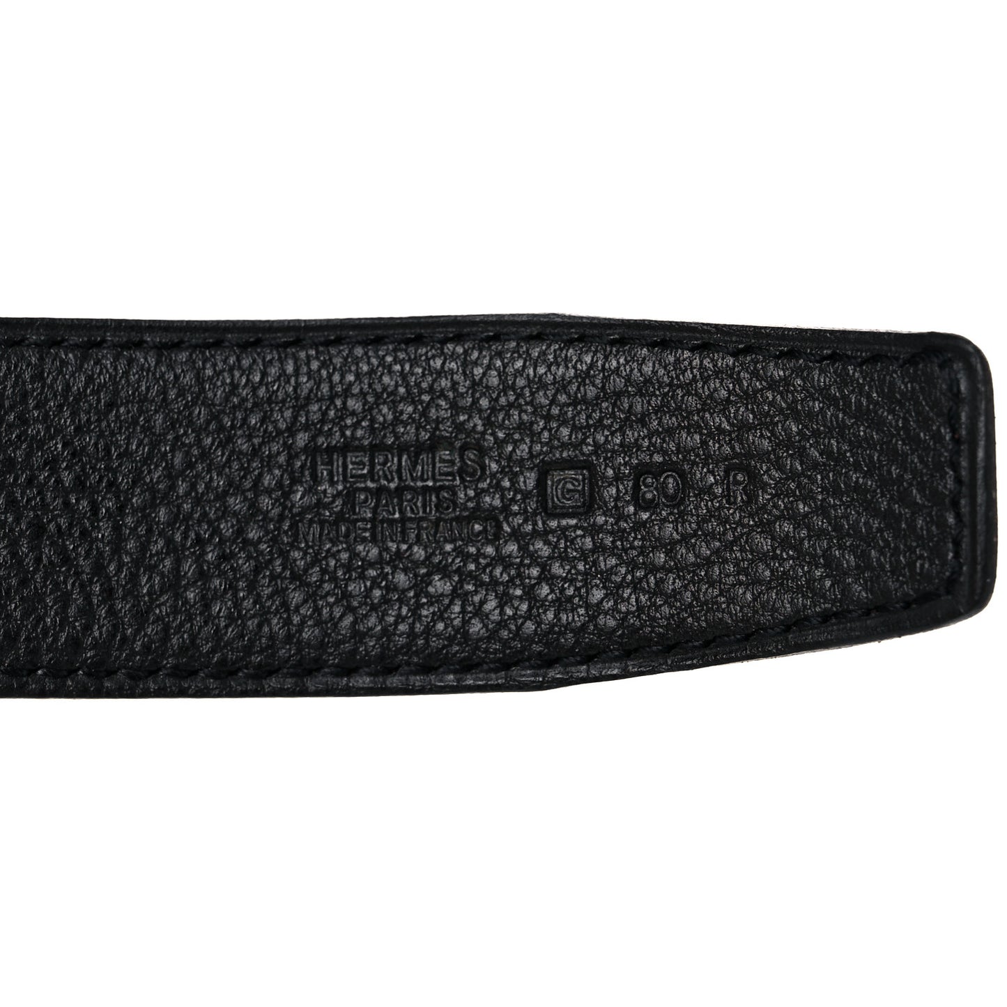 Box Togo 32mm Belt Strap 80 Rouge H Black