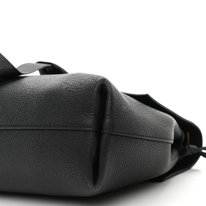 Valentino Garavani Pebbled Calfskin Small VRing Chain Shoulder Bag Black 9 of 12