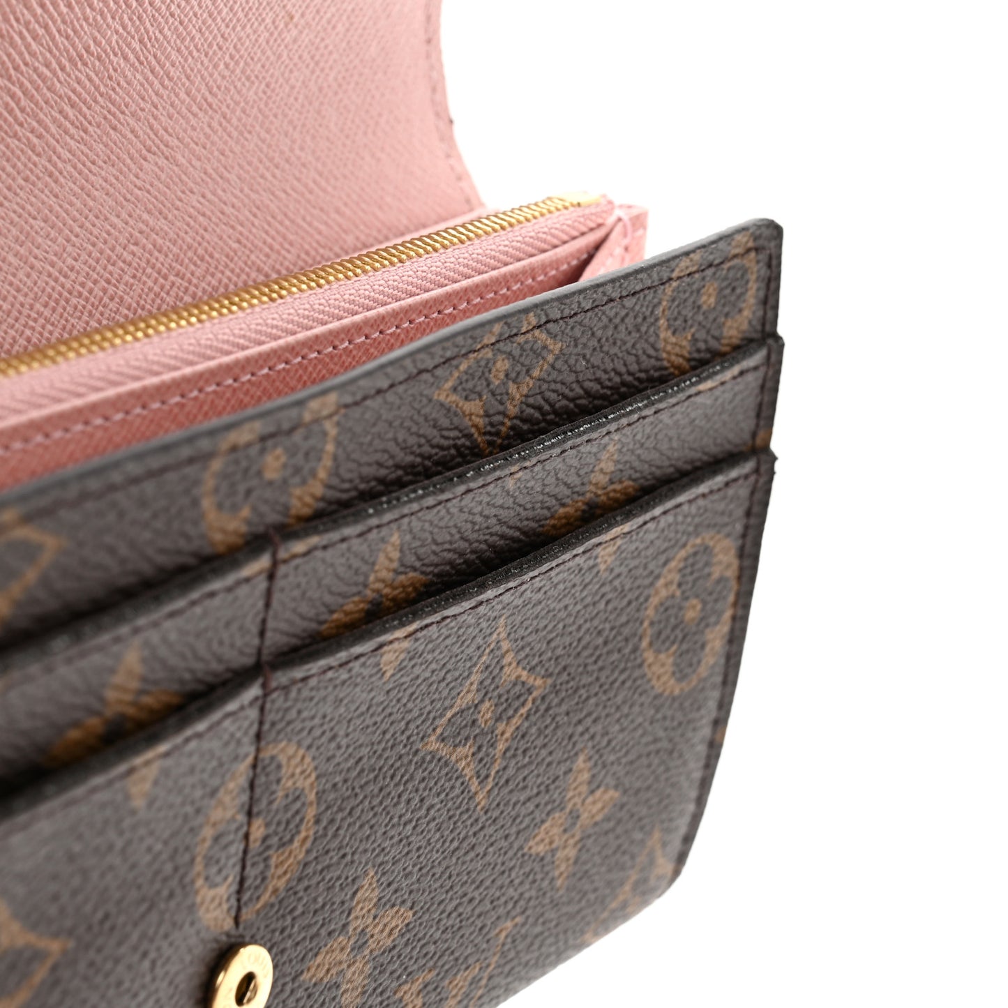 Monogram Sarah Wallet NM Rose Ballerine